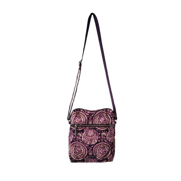 Vera Bradley Handbags - Vera Bradley Midtown Hipster Crossbody Bag Floral Print Pink
